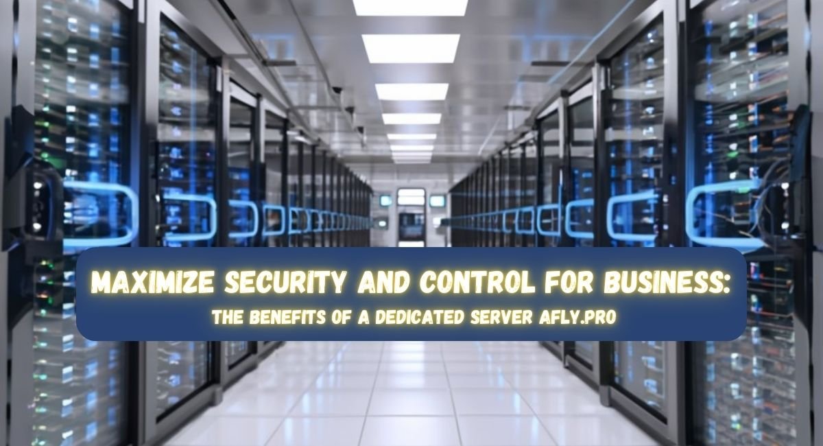 maximize security and control for business: the benefits of a dedicated server afly.pro